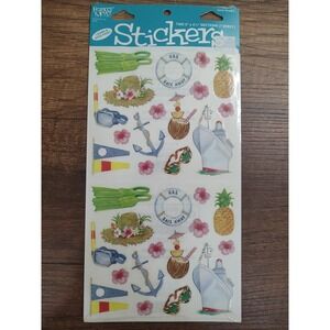 NOS Frances Meyer CRUISE Stickers TRAVEL VACATION Scrapbook Embellishments Vtg